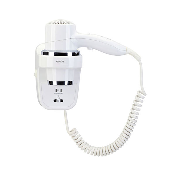 China Hot sale Security Bathroom Wall Mounted Hair Dryer for 5 Stars Hotel  Manufacture and Factory | AOLGA