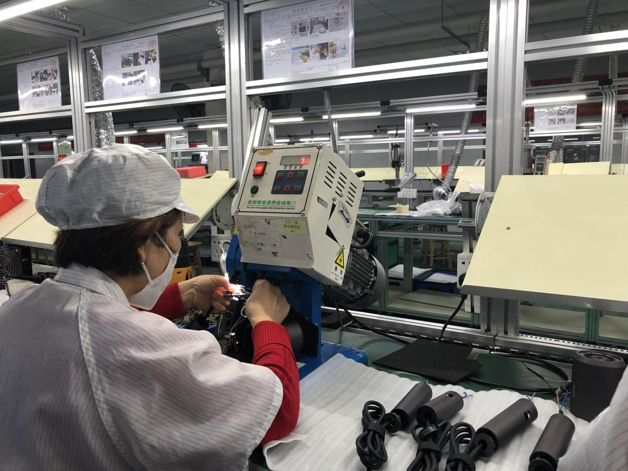 AOLGA workers are producing hair dryers